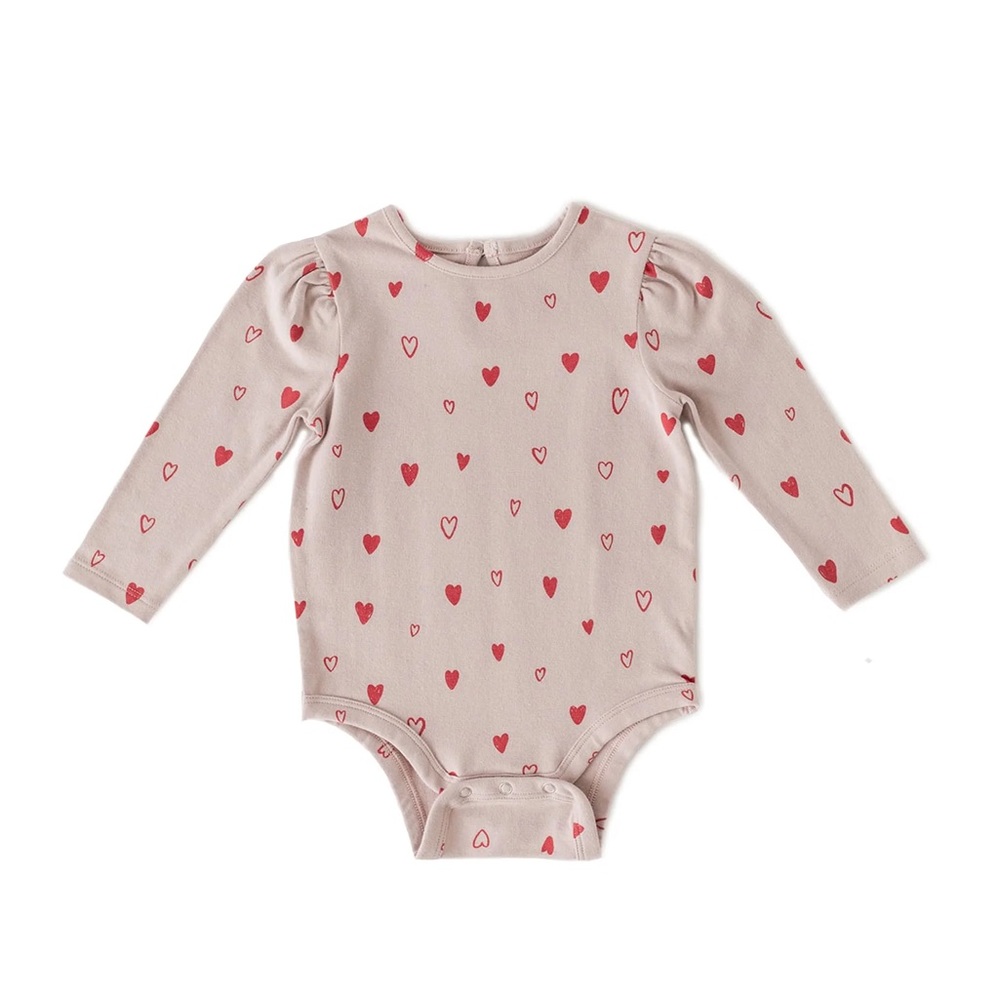(NWT) Pehr - Organic Cotton Sweetheart Onesie Bodysuit - 3-6 months
